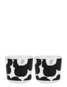 Marimekko Home Oiva Unikko Cup W/O Handle 2Dl 2Pcs Vit