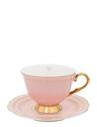 Hilke Collection Cup With Saucer - Anima Cielo Rosa Rosa