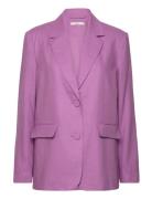 Gina Tricot Sanna Linen Blazer Lila