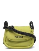 Knot Mini Flap Over Bags Crossbody Bags Green Ganni