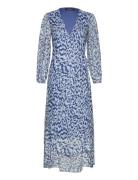 Phlox Noriel Dress Knälång Klänning Blue Bruuns Bazaar