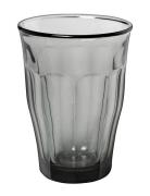 Picardie Tumbler X 6 Home Tableware Glass Drinking Glass Grey Duralex