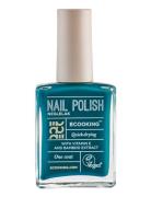 Nail Polish 16 - Petrol Nagellack Smink Blue Ecooking