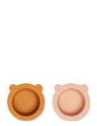 Liewood Peony Suction Bowl 2-Pack Rosa