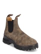 Bl 2239 Chunky Chelsea Boot Stövletter Chelsea Boot Brown Blundst