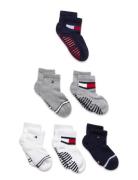 Tommy Hilfiger Th Baby Sock 6P Flag Sock Ecom Multi/patterned