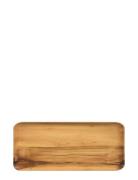 Aida Raw Teak Wood - Rectangular Plate