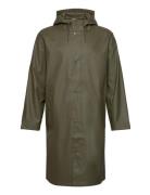 Wings Long Rain Jacket Outerwear Rainwear Rain Coats Khaki Green Treto...