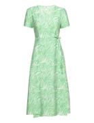 Objtyllah S/S Dress A Ss Fair 22 Knälång Klänning Green Object