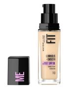 Maybelline New York Fit Me Luminous + Smooth Foundation 110 Porcelain ...