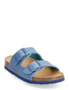 Sl Parrot Pu Leather Blue Shoes Summer Shoes Sandals Blue Scholl