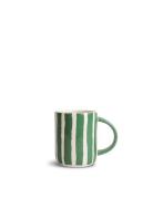 Byon Mug Liz Stripe Green/White Grön