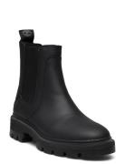 Cortina Valley Mid Chelsea Boot Jet Black Shoes Chelsea Boots Black Ti...