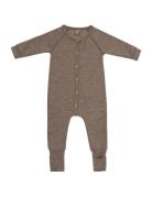 Smallstuff Night Suit, Nature Drop Needle, Merino Wool Beige