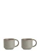 OYOY Living Design Yuka Cup - Pack Of 2 Grå