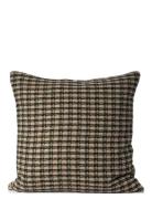 Ceannis Cushion Cover Metallic Check Beige Multi/patterned