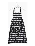 Räsymatto Apron Home Textiles Kitchen Textiles Aprons Black Marimekko ...