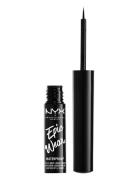 Epic Wear Metallic Liquid Liner Eyeliner Smink Black NYX Professional ...