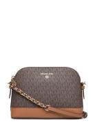 Michael Kors Lg Dome Xbody Brun