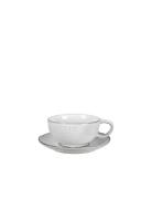 Broste Copenhagen Cup With Plate Nordic Sand Beige