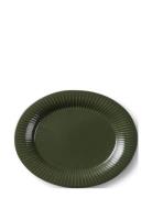 Kähler Hammershøi Oval Dish 28,5X22,5 Grön