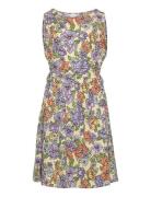 Dress 70S Flowers Cut Out Dresses & Skirts Dresses Casual Dresses Slee...