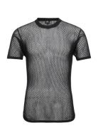 Dovre Wool Mesh T-Shirt Underwear Night & Loungewear Pyjama Tops Black...