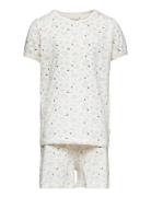 Pyjamas Ss W. Aop Pyjamas Set Multi/patterned CeLaVi