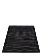 Tica Copenhagen Floormat Polyamide, 130X90 Cm, Dot Design Svart