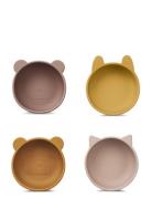 Liewood Iggy Silic Bowls 4-Pack Rosa