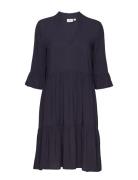 Saint Tropez Edasz Solid Dress Marinblå