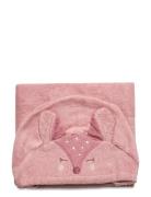 Pippi Hooded Bath Towel Rosa