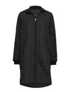 Ilse Jacobsen Padded Quilt Coat Svart