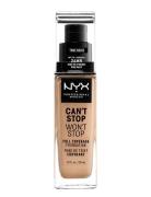 Can't Stop Won't Stop 24-Hours Foundation Foundation Smink NYX Profess...