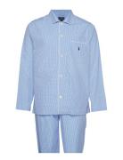 Polo Ralph Lauren Underwear Gingham Poplin Long Sleep Set Blå