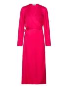 Floremd Wrap Dress Maxiklänning Festklänning Pink Modström