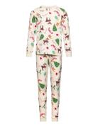 Lindex Pajama Christmas Aop Beige