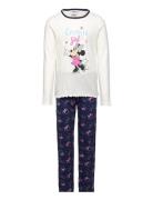 Pyjalong Pyjamas Set Multi/patterned Minnie Mouse