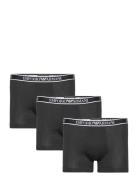 Men's Knit 3-Pack Boxer Boxerkalsonger Black Emporio Armani