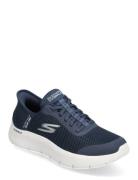 Womens Go Walk Flex - Grand Entry - Slip-Ins Låga Sneakers Navy Skeche...