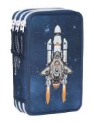 Beckmann Of Norway Three-Section Pencil Case - Space Mission Multi/pat...