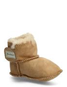 En Fant Sheepskin Bootee Beige