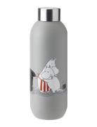 Keep Cool Drikkeflaske 0.75 L. Moomin Light Grey Home Kitchen Water Bo...