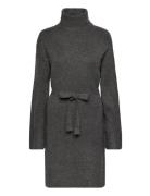 Vivimalina Rollneck L/S Knit Dress/Pb Dresses Knitted Dresses Grey Vil...