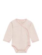 Fixoni Wrap Body Ls Y/D Stripe Rosa