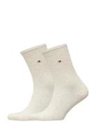 Tommy Hilfiger Th Women Sock Casual 2P Kräm