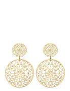 By Jolima Double Spinn Earring Guld