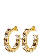 Gretia Sg Golden Accessories Jewellery Earrings Hoops Gold Dyrberg/Ker...