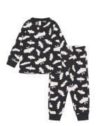 Lindex Pajama Halloween Skeleton Svart