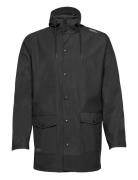 Erik M Dull Pu Jacket W-Pro 5000 Outerwear Rainwear Rain Coats Black W...